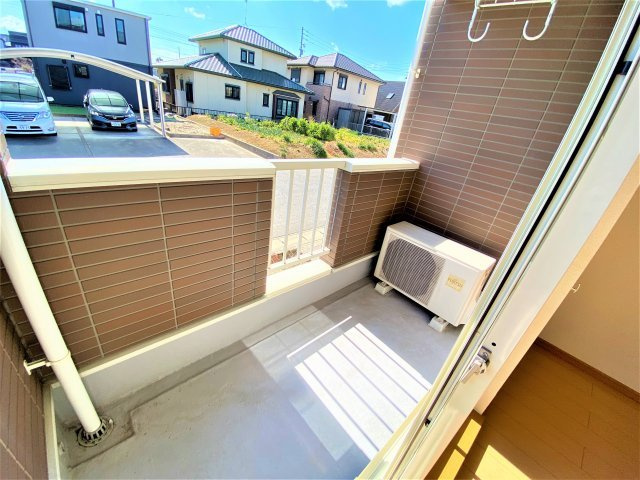 ルミエールのバルコニー|1階のバルコニー写真です。