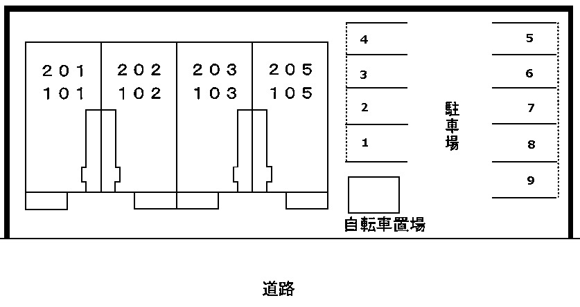 ルミエールの区画図