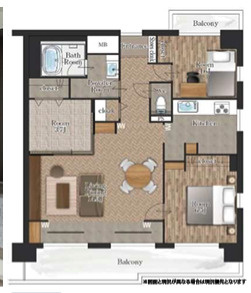 【間取り】 | 【グランドメゾン覚王山通】✨️仲介手数料無料✨️田代小学校・城山中学校