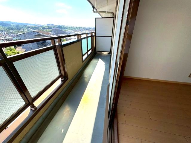 アレーゼＦのバルコニー
