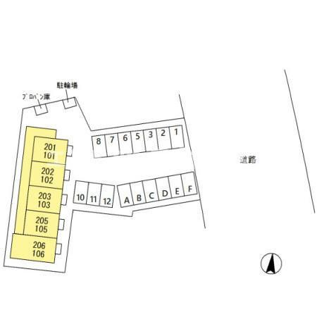 スピネルの区画図|高崎、前橋エリアのお部屋探しはエンドスケープまで！お客様の理想お聞かせ下さい♪