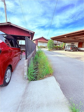 八女市平田土地の前面道路含む現地写真