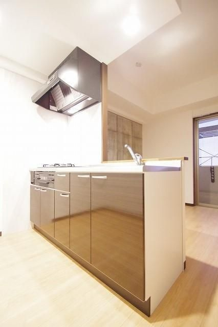 熊本市東区神水本町の賃貸マンションのキッチン