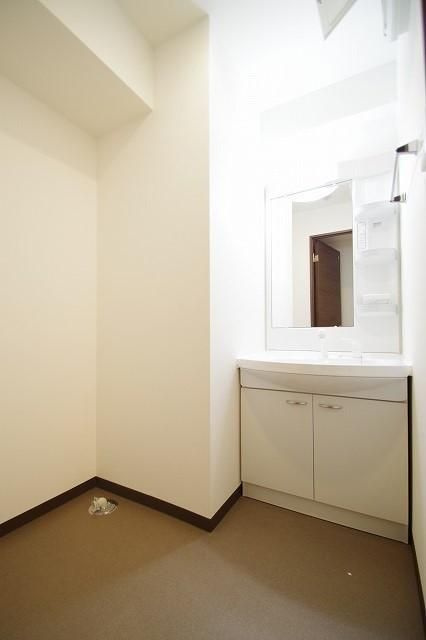 熊本市東区神水本町の賃貸マンションの独立洗面台