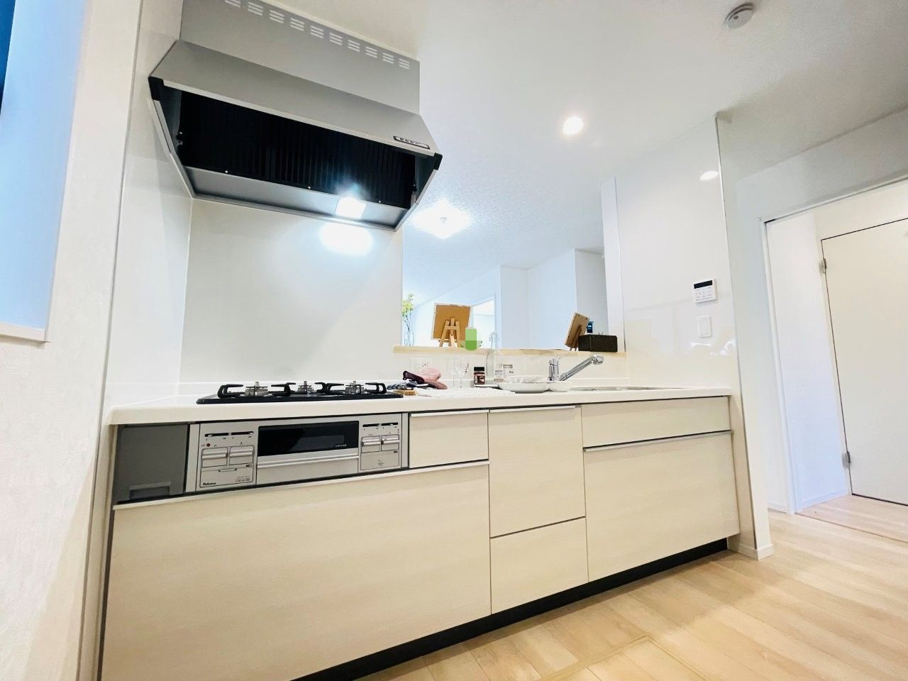 豊田市市木町第4　新築分譲住宅　全2棟　1号棟のキッチン|使い勝手の良いシステムキッチン。