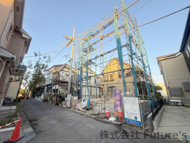 三郷市幸房　新築戸建　全1棟の前面道路含む現地写真|前面道路含む現地写真です。