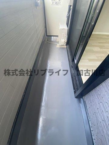 シェリル加古川のバルコニー
