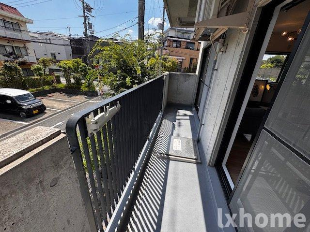 ラジュニール春日丘のバルコニー|広々としたバルコニーです