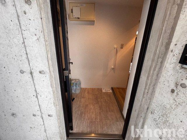 ラジュニール春日丘の玄関|ゆったりとした玄関です