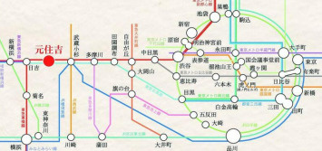 【地図】 | スカイコートリュクス元住吉