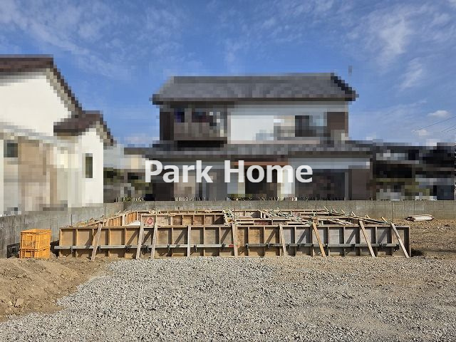 香南市野市西野-西棟-新築戸建ての外観|2025.8月：現況（２区画全体）