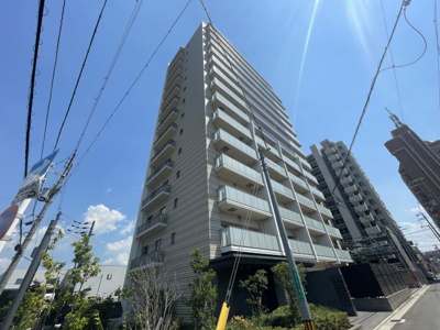 【外観】 | サンメゾン堺浅香駅前 | JR阪和線「浅香」駅　徒歩３分！
１４階建てのオール電化マンションです。