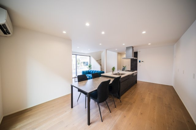 nattoku御殿場市大坂　全２棟　１号棟のキッチン|現地写真