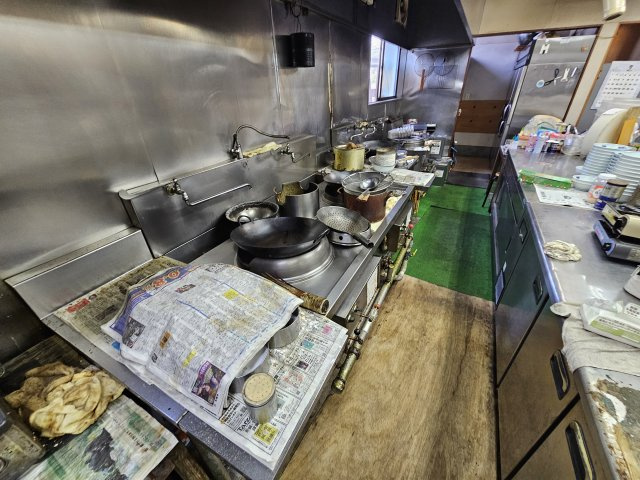 久下田店舗の内装