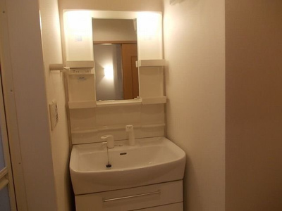 【洗面所】 | アルカンシエルＡ | 広い洗面スペース