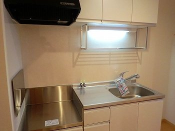 【キッチン】 | ソレイユ・北野 | キッチンです