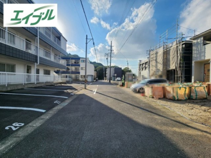 小牧市小牧1丁目　新築戸建　3号棟の前面道路含む現地写真|前面道路含む現地写真です