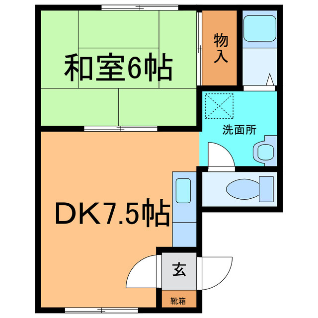 コーポグローバルの間取り