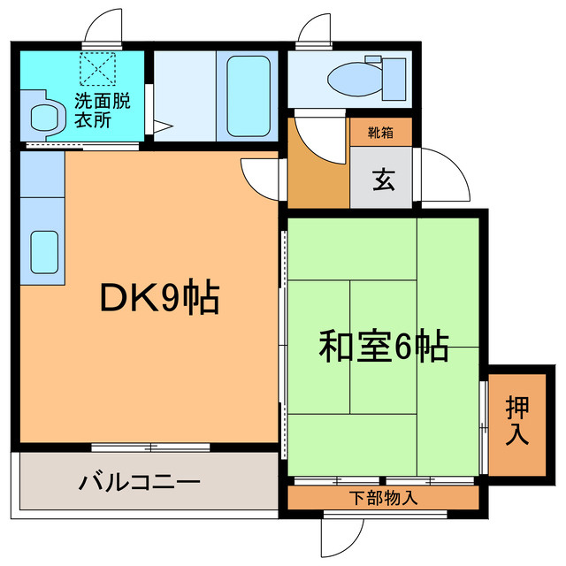メモリアルハイムの間取り