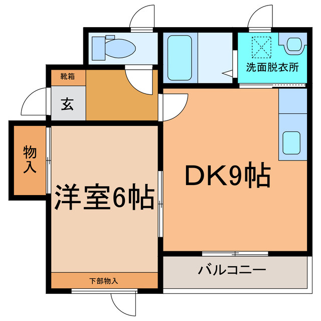 メモリアルハイムの間取り