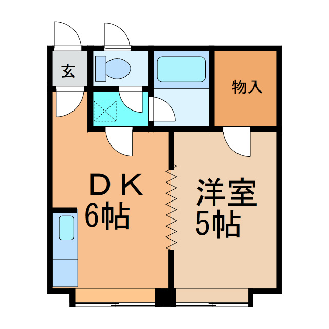 植原マンションの間取り