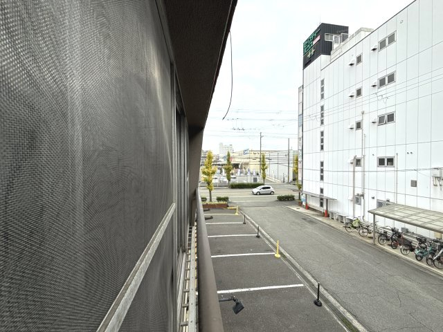 レインボープラザのバルコニー