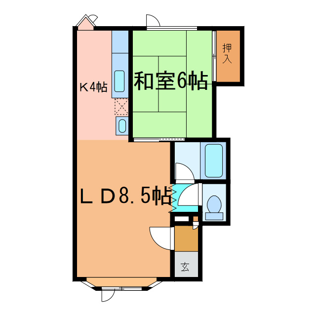 イーストリバーハイツの間取り