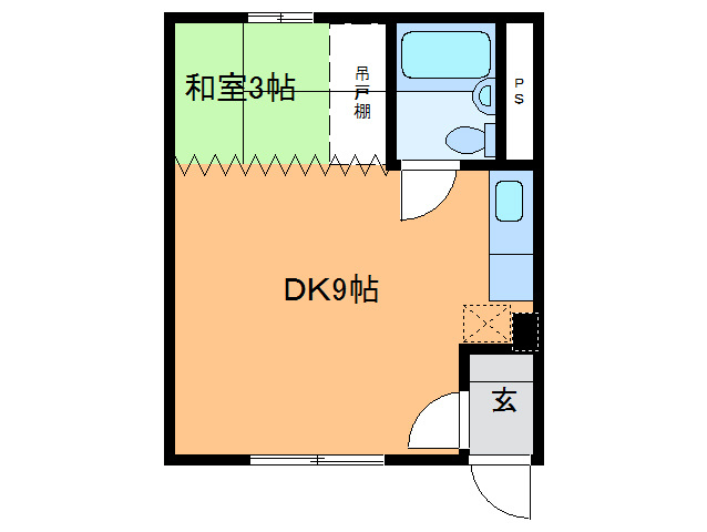 コーポほうめいの間取り