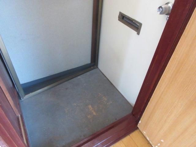 コーポほうめいの玄関