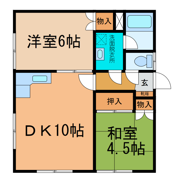 コーポ荒井の間取り