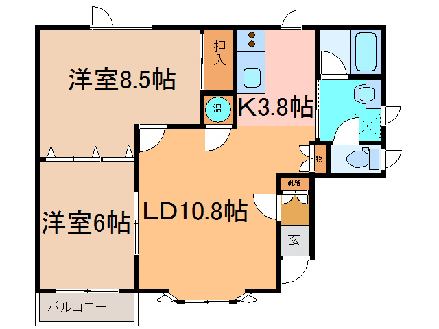 サンセミヨンの間取り