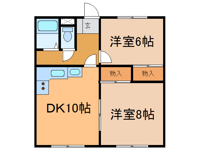 メゾン柏林台の間取り