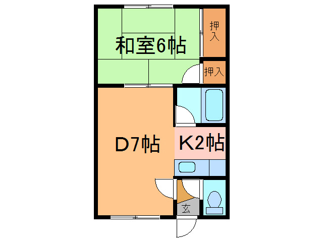 エスレイア西16条の間取り