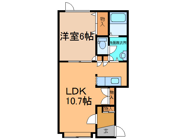 コーポワイエスの間取り