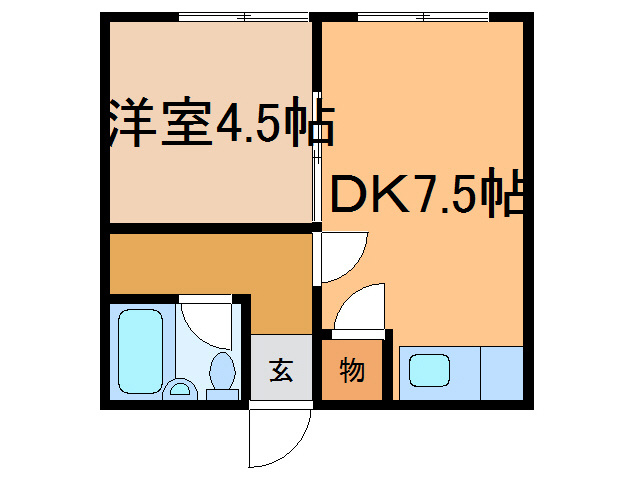 ニューコーポ231の間取り
