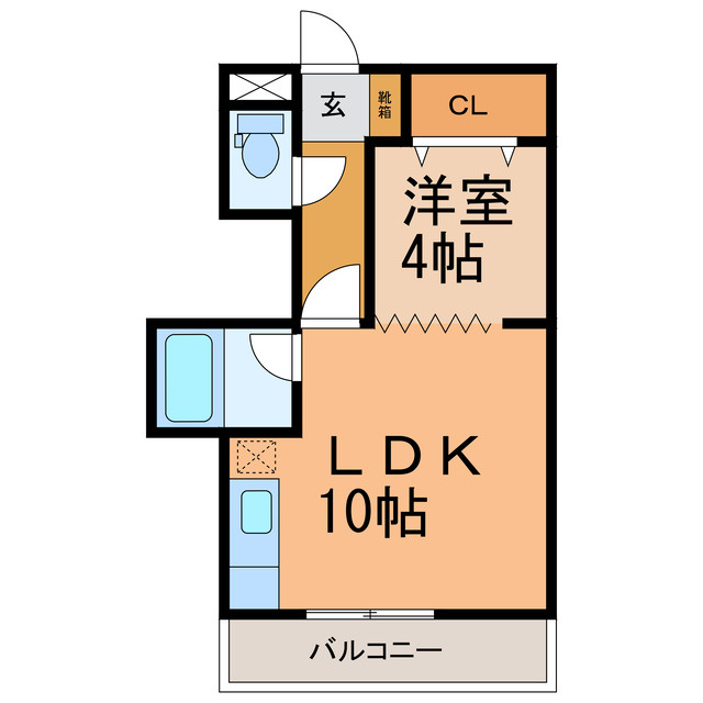 サウスコートの間取り