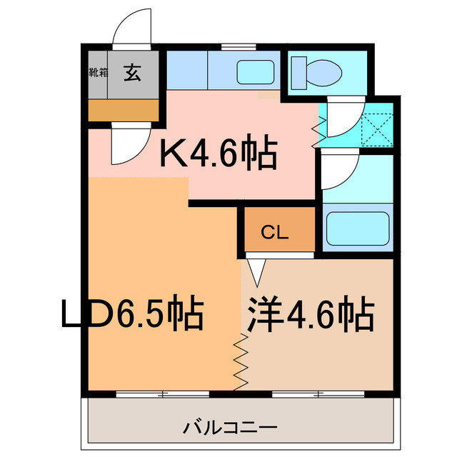 T-フラット204の間取り