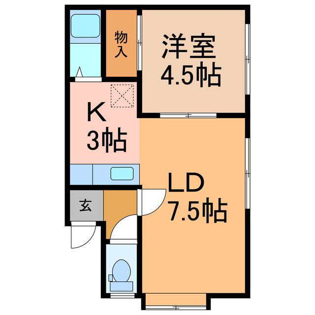 めぐみハイツの間取り