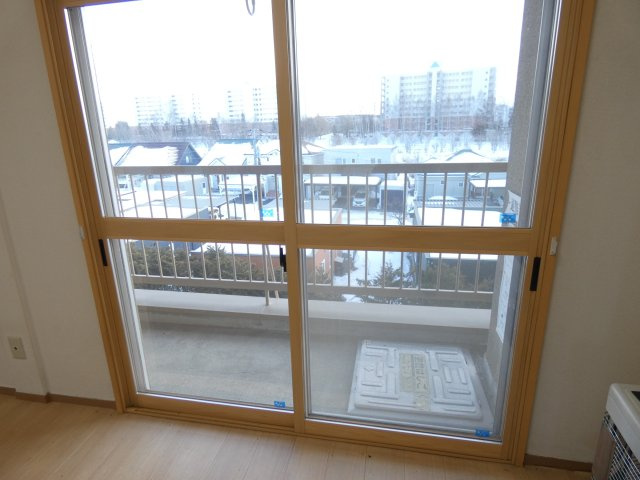 マンション鹿内のバルコニー