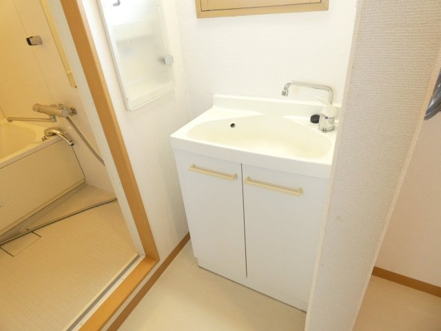 マンション鹿内の洗面所