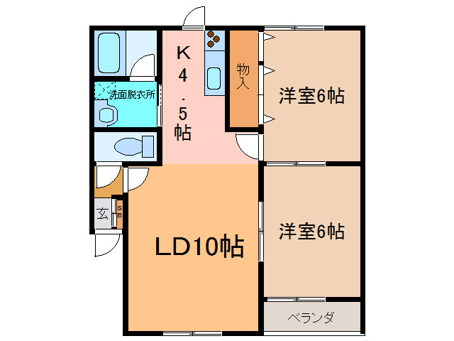 ヴィラフローレンスの間取り