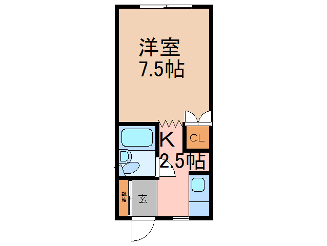シャトレ白樺の間取り