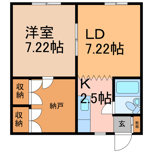 シャトレ白樺の間取り