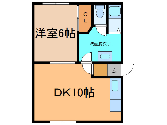 コーポ２３Ｃの間取り