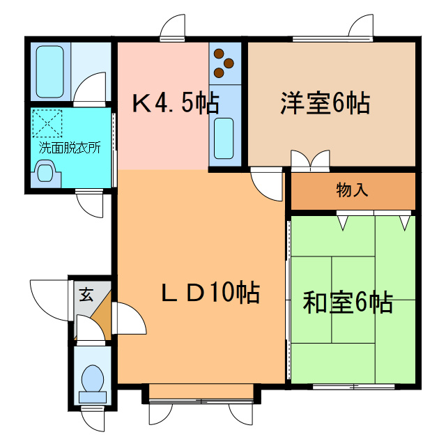 シドニー館の間取り