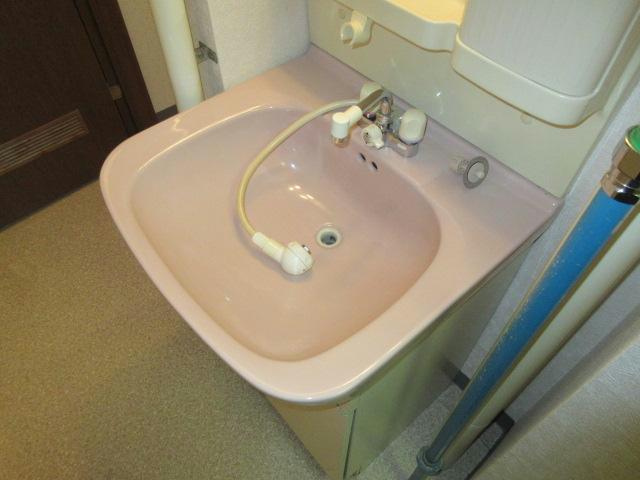 文教荘の洗面所
