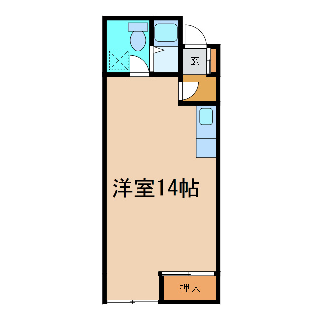 ノースコートⅡの間取り