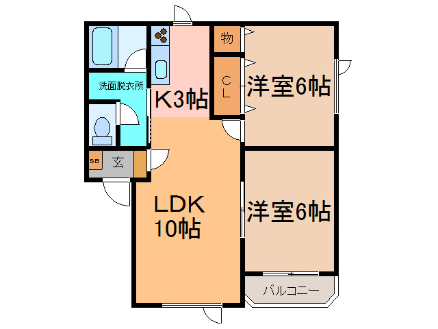プリオールＭの間取り