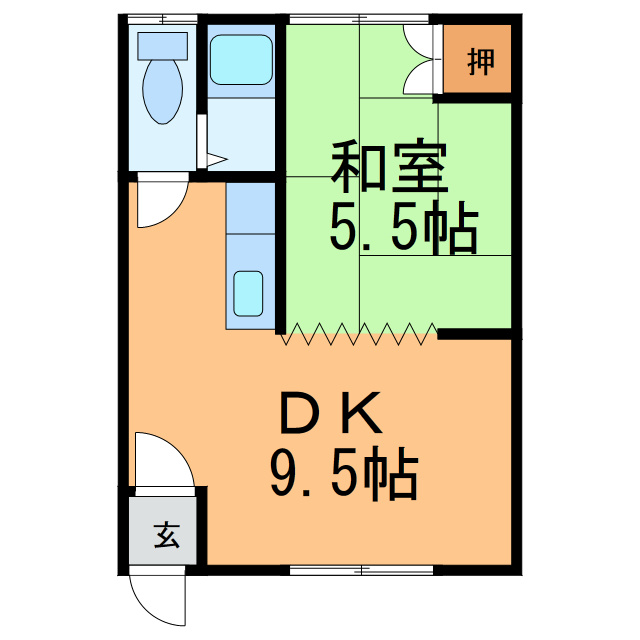 第2グリンハイツの間取り