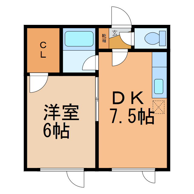 イトーコーポBの間取り